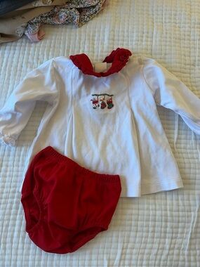 Baby Loren Pima Cotton Christmas Set